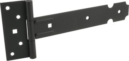 Poortscharnier / Kruishengsel - EXTRA ZWAAR - Lengte: 500mm - Dikte: 4mm - Zwart