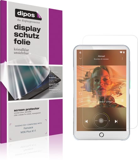 dipos – 4x Beschermfolie geschikt voor Fanvace M36 Plus K11 | Krasbestendige & heldere Screenprotector Ultra-Thin