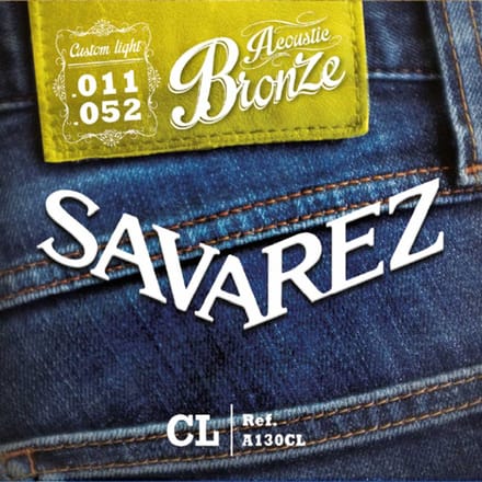 Savarez A130CL Acoustic Bronze Gitaarsnaren (11-52) Custom Light