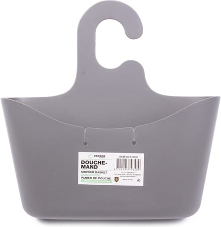 Benson Douchemand - Polypropyleen - Waterafvoer - 28,1 x 10 x 28,6 cm - Grijs