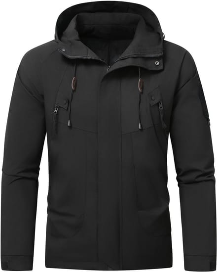 YOUTHUP Heren Jack - Capuchon en Winddicht Outdoorjas - L