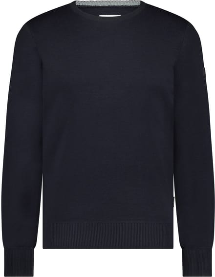 State Of Art Trui Wol Blend Navy - Maat L - Heren - Pullovers