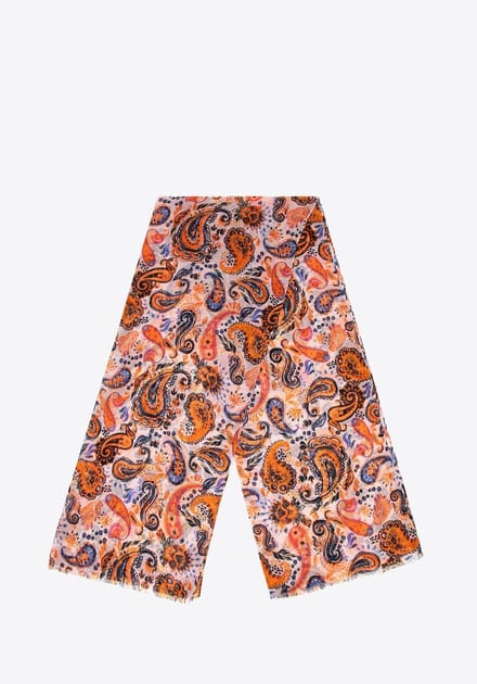 Wittchen - Sjaal - Paisley Motief - Multicolor - Polyester