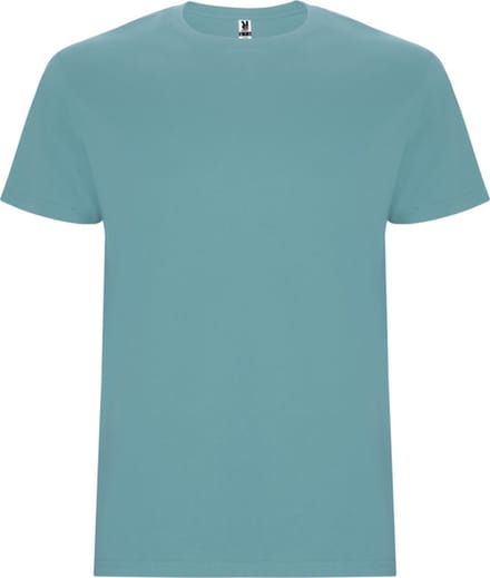2 Pack T-shirt's unisex met korte mouwen 'Stafford' Dusty Blue - M