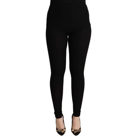Dolce Gabbana Geribbelde Gebreide Leggings