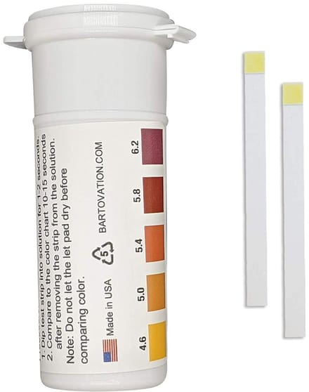 pH Teststrips voor Bierbrouwers - Zuurtegraad Meten 4.6 - 6.2 (100 Stuks)