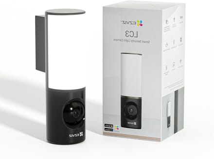Beveiligingscamera met schijnwerper - Slimme camera - Huis bewaken - AI Persoonsdetectie - 2K Resolutie - Wit