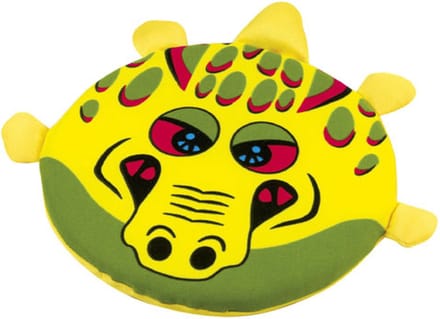 Beco Sponsdier Krokodil Junior 20 Cm Polyester Geel/groen