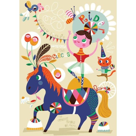 Petit Monkey poster Pretty Little Rider 50 x 70 cm