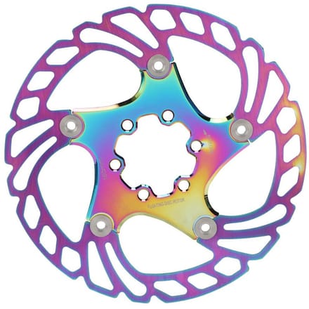 Fiets Schijfrem Rotoren 6 Nagels Fietsaccessoire voor Mountainbike Plating Kleur 160MM blue