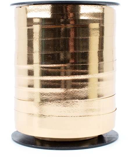 Krullint - cadeaulint - 10 mm x 250 meter - goud metallic