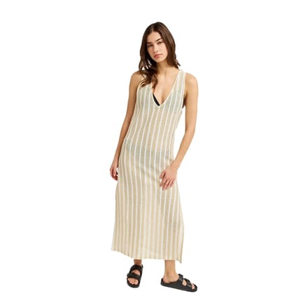 Roxy Moana Story Mouwloze Jurk Wit XS Vrouw