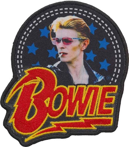 David Bowie - Smoking Woven Logo Patch - Multicolours