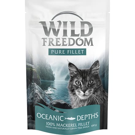 100g Wild Freedom Makreelfilet Filet Kattensnacks
