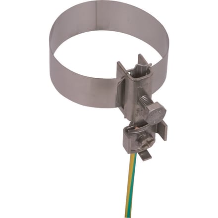Dehn aardpijpklem D 27-114mm met aansluitklem 2x4-25mm2 - 540911
