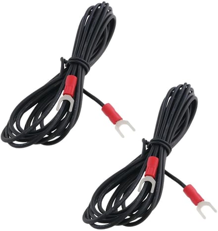 Fonograaf Draaitafel Aarding - 2 m HiFi Aarde Draad met 18AWG Kabel en U-Type Connectoren
