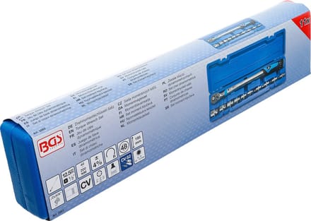 BGS Momentsleutelset - 1/2 - 40 - 200 Nm - 11 delig