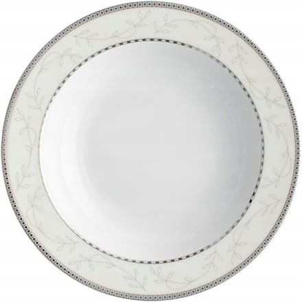 ASTRA Diep Bord 22,5cm - Platina Marmer - Handbeschilderd