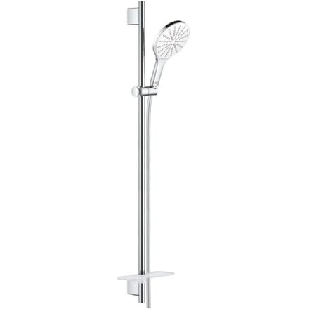 GROHE Rainshower SmartActive 150 Glijstangset - 90 cm - met zeepschaal - chroom/moon white - 26594LS0