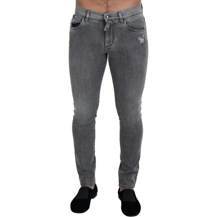 Slim Fit Versleten Jeans