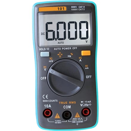 RICHMETERS RM101 True RMS multifunctionele LCD digitale multimeter DMM DC AC spanningsstroommeter RM101