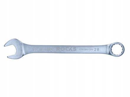 ROOKS Ringsleutel 20 mm - 31CrV3 staal, dubbel chroom, DIN 3113A