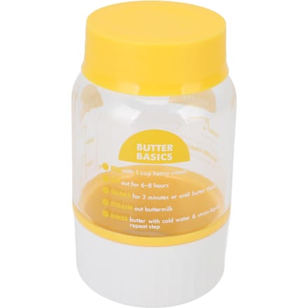 Boter Maker Beker Plastic Multifunctionele Roomseparator Boter Maakfles voor Keuken Koken Bakken L white