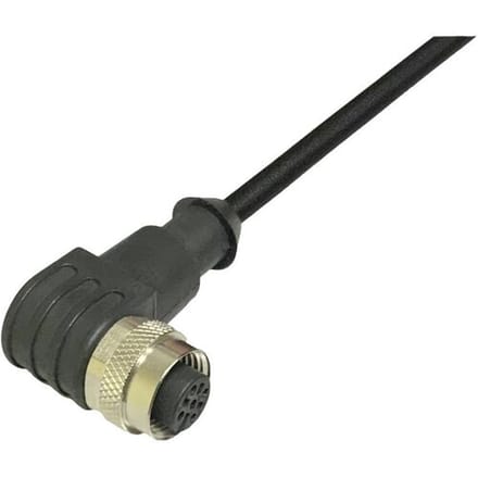 BKL Electronic 2702013 Sensor/actuator aansluitkabel M12 Aantal polen (sensoren): 4 Koppeling, haaks 5 m 1 stuk(s)