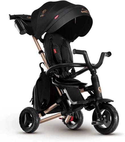 Driewieler - Loopfiets Kinder - Buiten Spelen - Groeit Mee - 49 x 79 x 93 cm - Goud Zwart