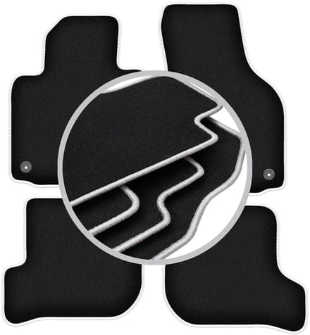 CARLUX-SILVER automatten voor: Volkswagen Golf VI hatchback, variant, stationwagen (2009-2013)