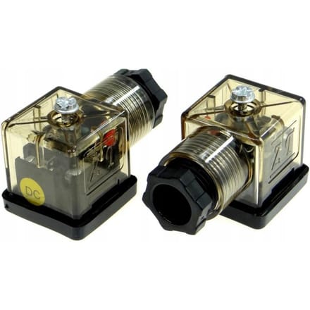 Bobine de vanne solénoïde 12-24V CC Prise électrique