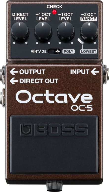 Boss OC-5 - Octave effectpedaal - Zwart