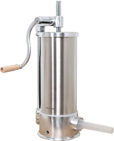 Klausberg KB-7927 Verticale Worstvuller | 5 kg Capaciteit | RVS | Professioneel | Met 6 Vullers | Vleesvuller