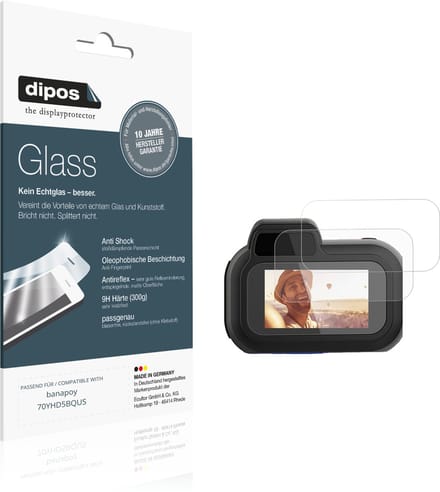 dipos – 2x Matte Pantserfolie geschikt voor banapoy 70YHD5BQUS | 9H Screenprotector