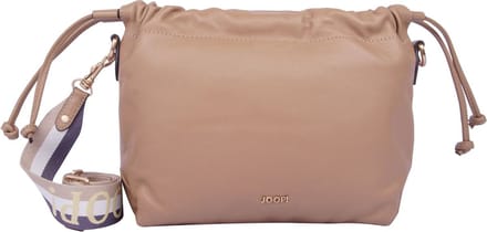 JOOP! Leren Schoudertas Brezza Ira Shoulderbag Cappuccino Lichtbruin