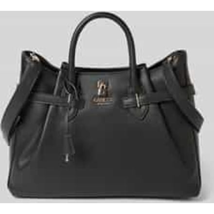 GUESS handtas schoudertas Yesba Girlfriend Satchel Bag Black zwart