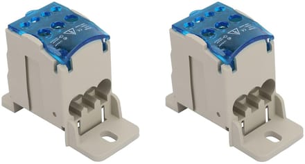 Dailygoody - Terminal Block Distribution Box - Power Distributie - Vlamvertragende Behuizing - Transparant - Hoge Temperatuur Weerstand - Veiligheid -...