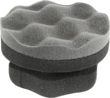 Spons voor wassen en waxen met handvat