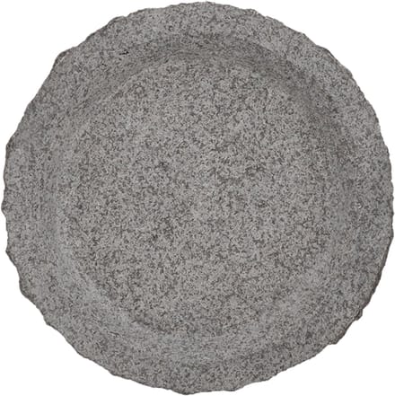 Esschert Design | Vogelbad rond | Graniet | 37x37x6 cm