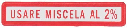 autocollant stickers rms pour auto piaggio 610054m003 / rood / par 10 nieuw
