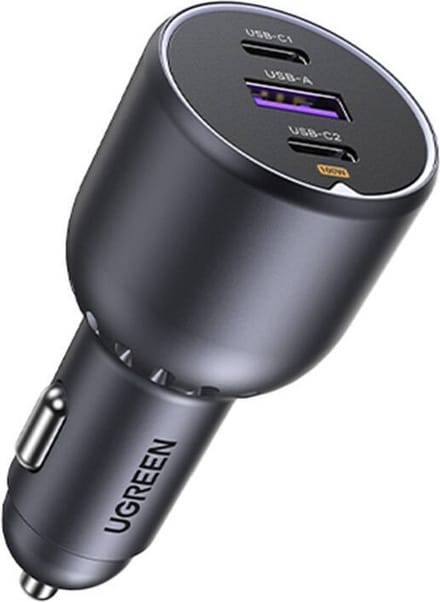 UGREEN Auto-snellader met 3 poorten 130W