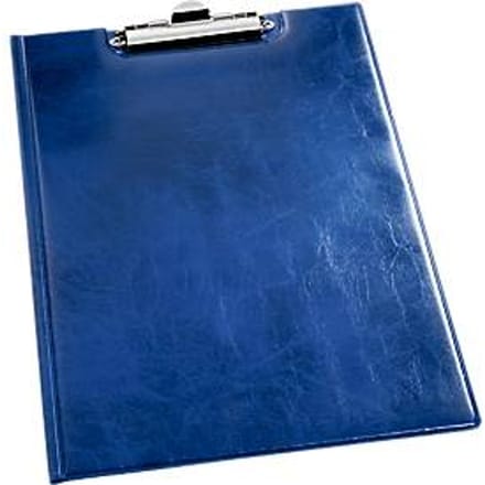 Klembordmap Durable 2355 A4 met kopklem en insteek blauw