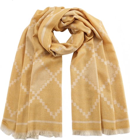 Emilie scarves – sjaal – goud - lang - glitter