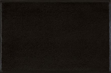 Kleen-Tex Deurmat Wash+Dry Raven Black, 40 x 60 cm.