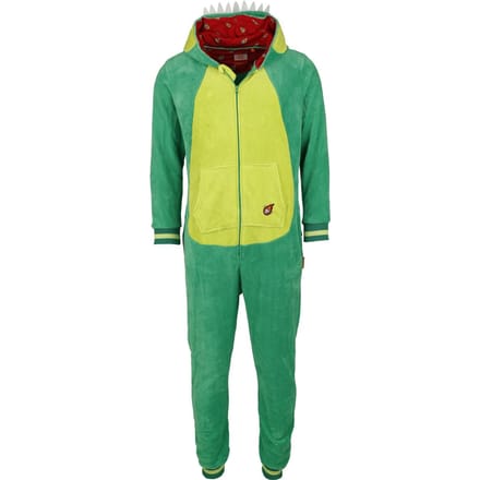 OppoSuits Dinosaur Onesie - Unisex - Carnaval- en Halloweenkleding - Chill Pak - Groen - Maat: M