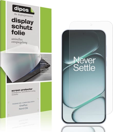 dipos – 4x Matte Beschermfolie geschikt voor OnePlus Nord CE6 | Krasbestendige & antireflecterende Screenprotector Ultra-Thin