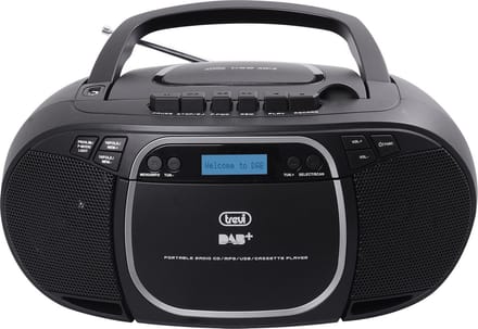 Trevi CMP 576 - Draagbare Stereo - Digitale Ontvanger DAB / DAB+ - Trix-display - Geheugenstations -