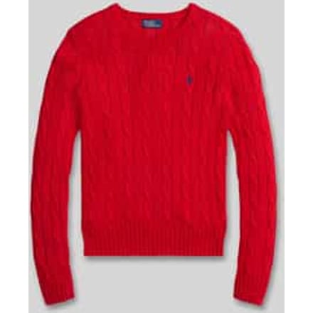 Gebreide pullover met kabelpatroon model 'JULIANNA'