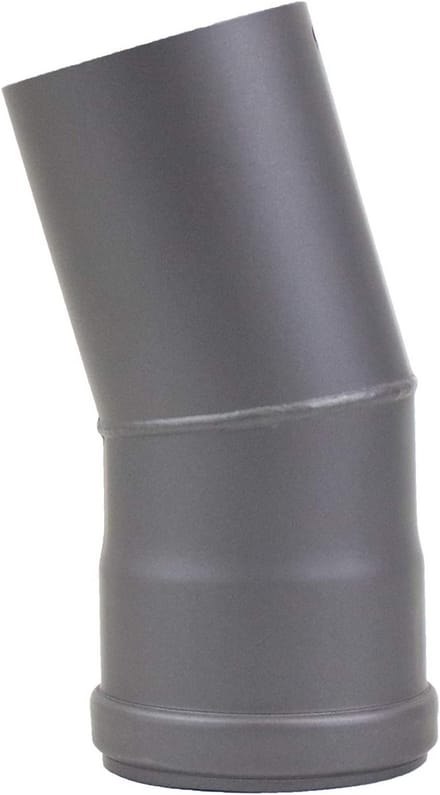 Pellebuis boog 15° - Diameter 80 mm - Inclusief siliconen afdichtring