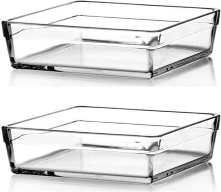 59304 Borcam Premium vierkante bakplaat 2400cc - 2 stuks Fma99929